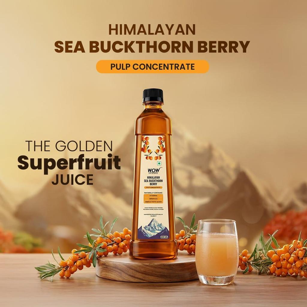 Himalayan Sea Buckthorn Berry Pulp Concentrate Nutrient-Dense