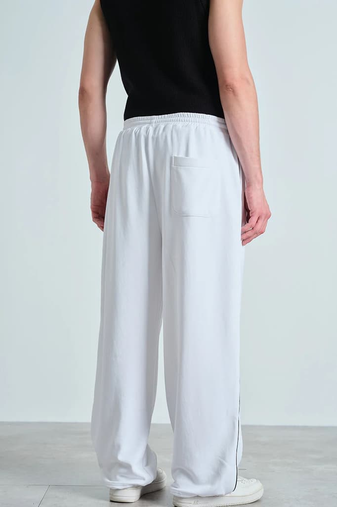 White Crisp Track Pants — photo 5