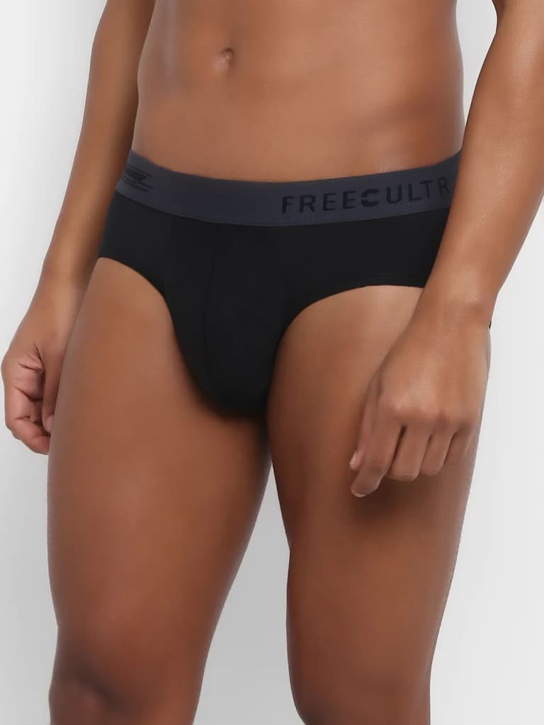 Men's Anti-Bacterial Micro Modal Brief in Contrast Waistband (Pack of 2) — photo 4