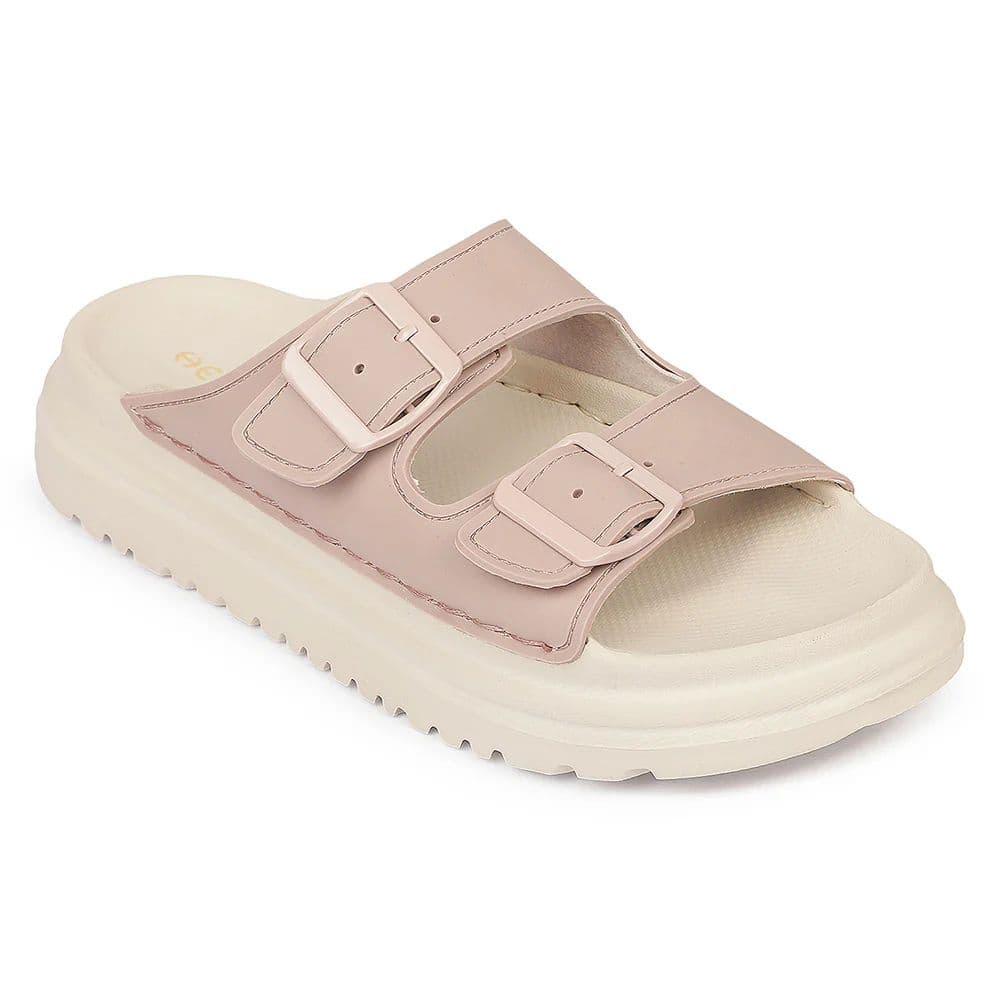 Healers ZQ-DMSL-07 Everyday Comfort Peach Casual Slippers for Women By Liberty