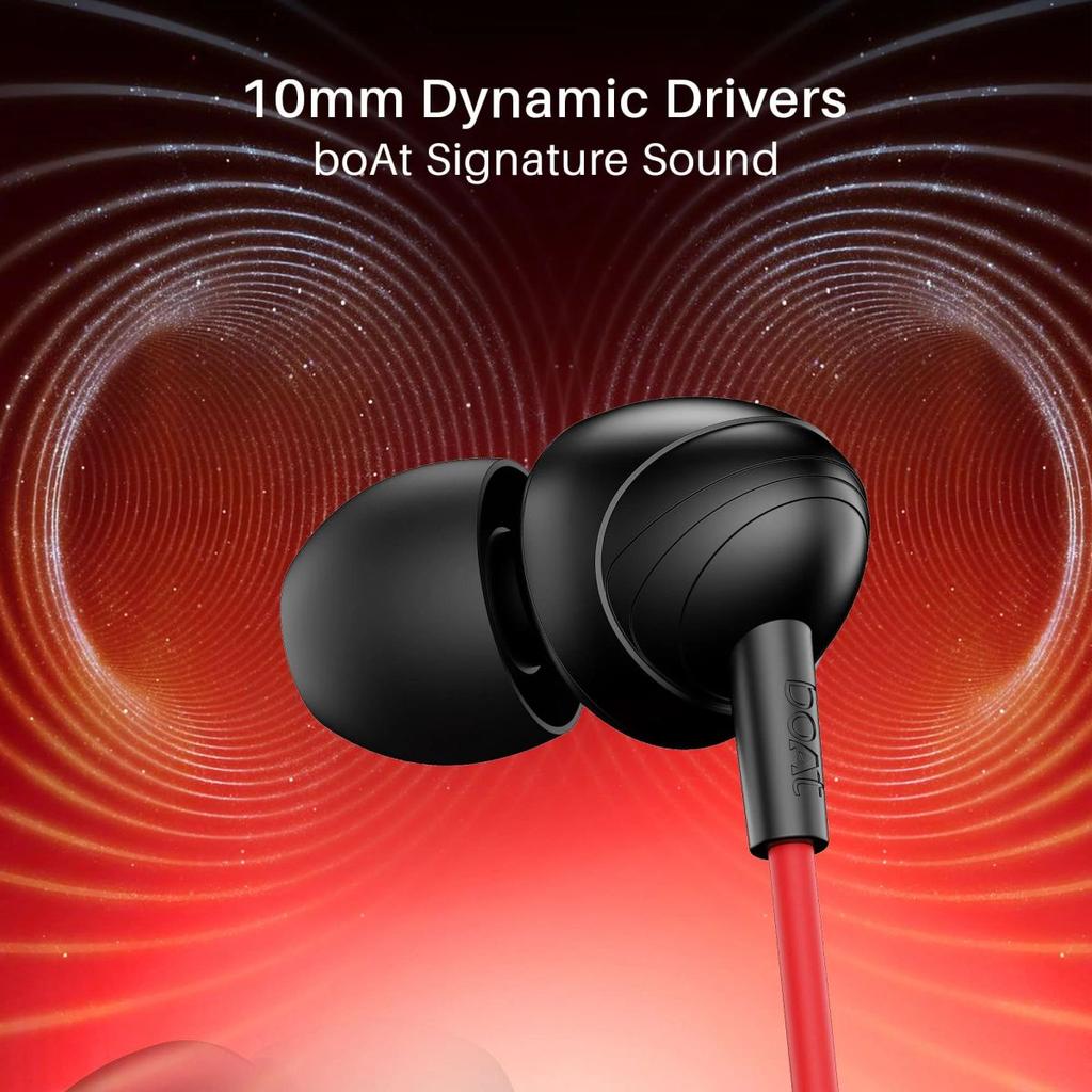 boAt Bassheads 211 | Wired Earphones with 10mm Drivers, Mic & Glossy Comfort Fit — photo 9