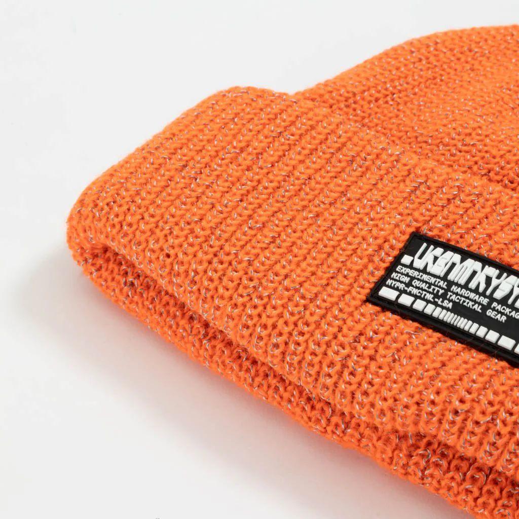 Reflective Fisherman Beanie // Orange — photo 4