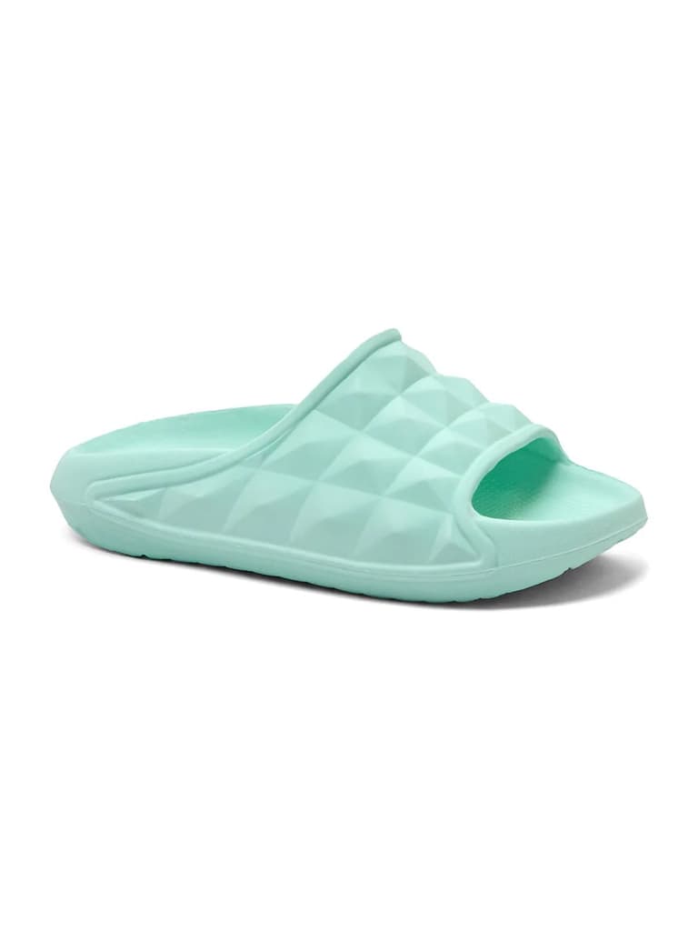 GCW-7006 Green Women's Slides — Green / 4