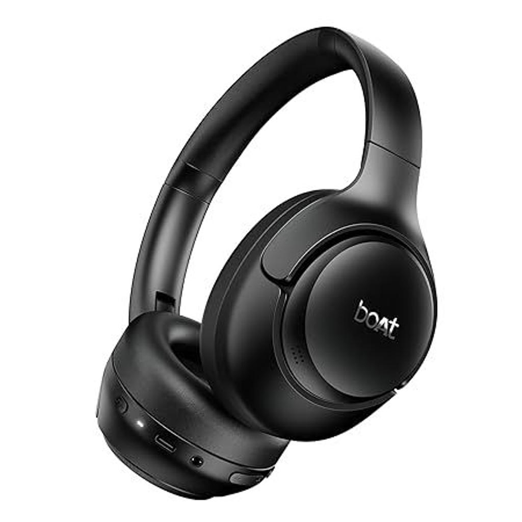 boAt Rockerz 551 ANC Pro | Wireless Headphone with 42dB Hybrid Adaptive ANC, 72 Hours Playtime, Dual Mics with ENx™ Tech