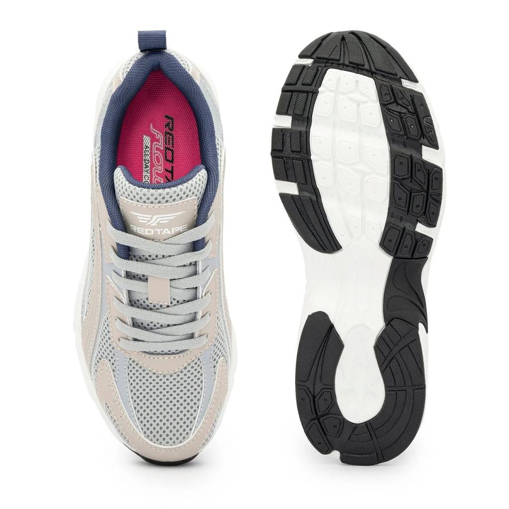 Casual Shoes for Women in Grey and Beige | Low-Cut Lifestyle Shoes. — photo 5
