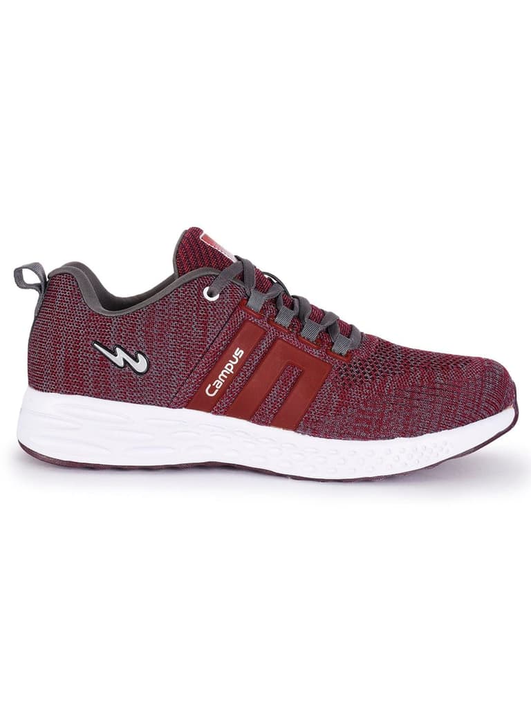 NASA Maroon Men's Running Shoes — Maroon / 6