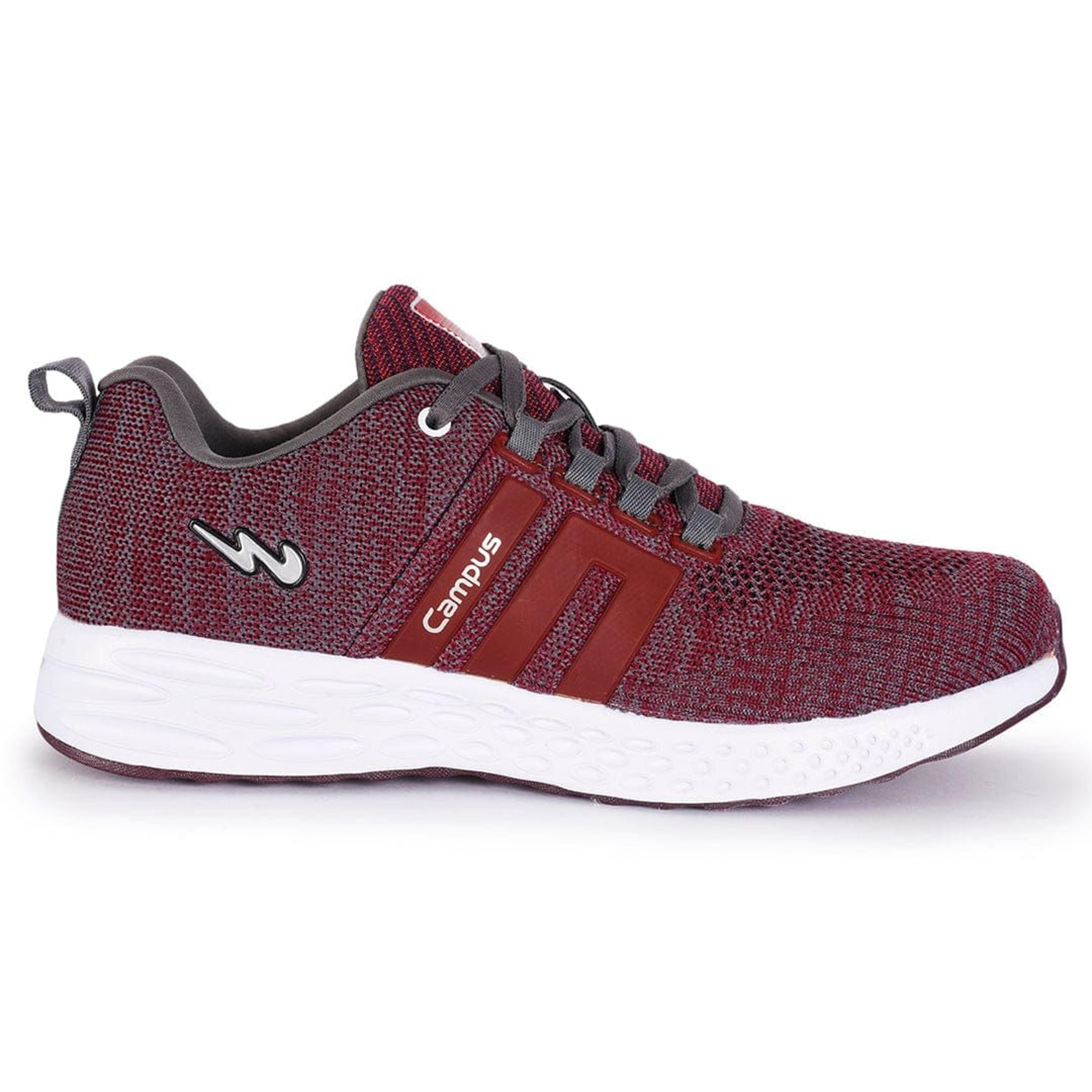 NASA Maroon Men's Running Shoes
