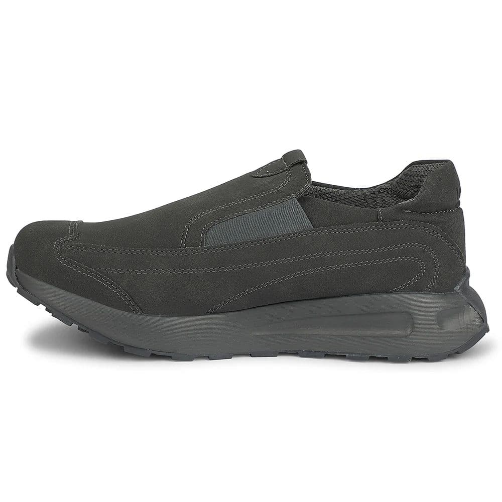LEAP7X Grey Sports Non Lacing Walking Shoes for Men GOLA-26D by Liberty — photo 3