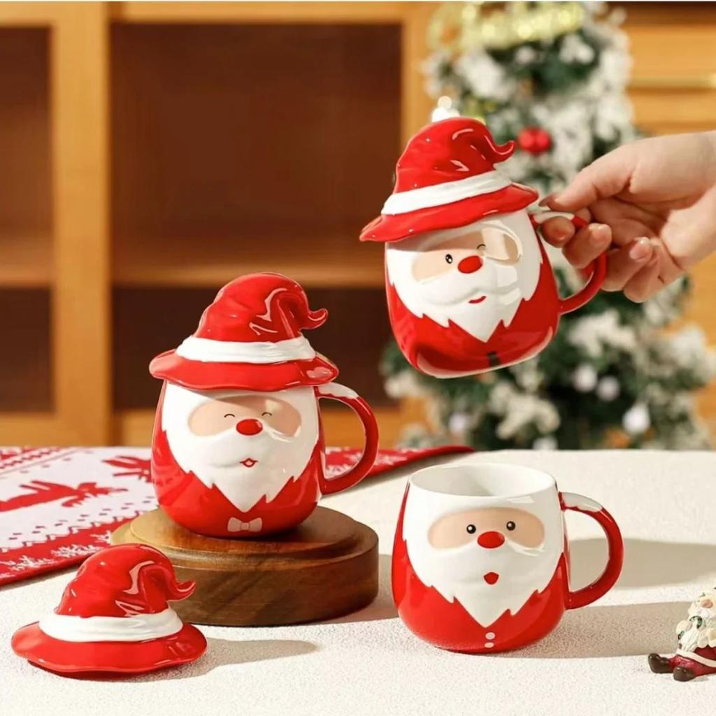 Santa Christmas Ceramic Mug | Festive Hot Chocolate & Coffee Mug — photo 3