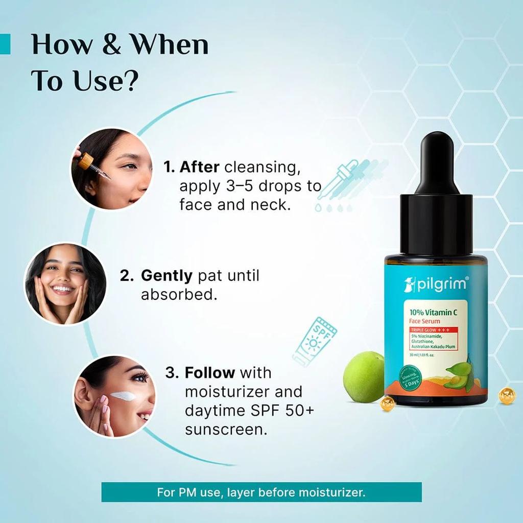 10% Vitamin C Face Serum For Daily Brightness