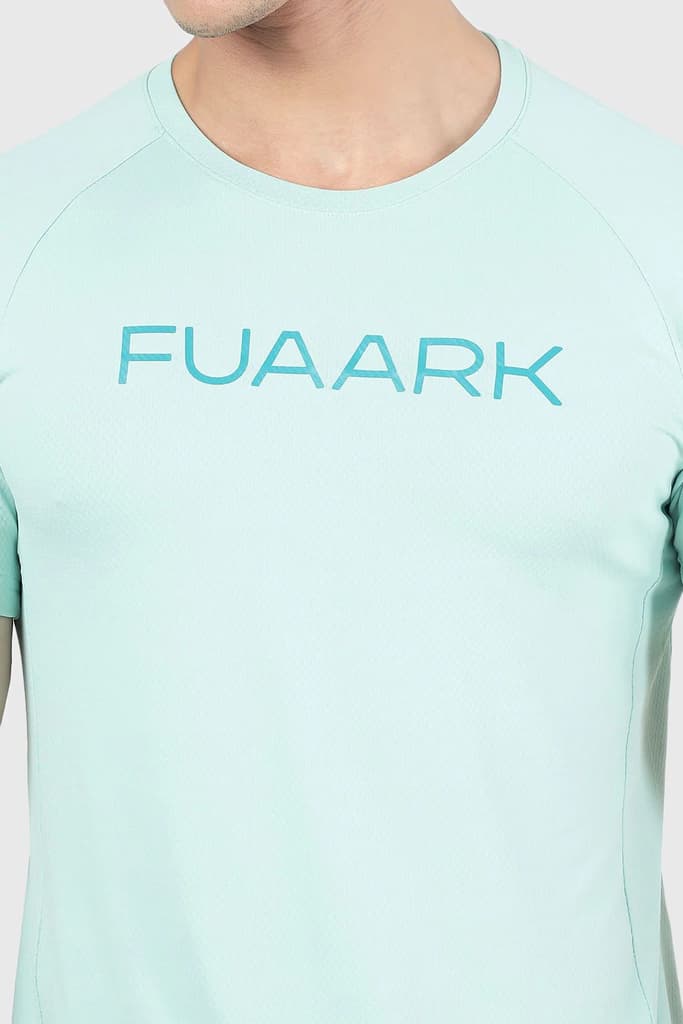 Aura Textured T-shirt Sea Green — photo 3