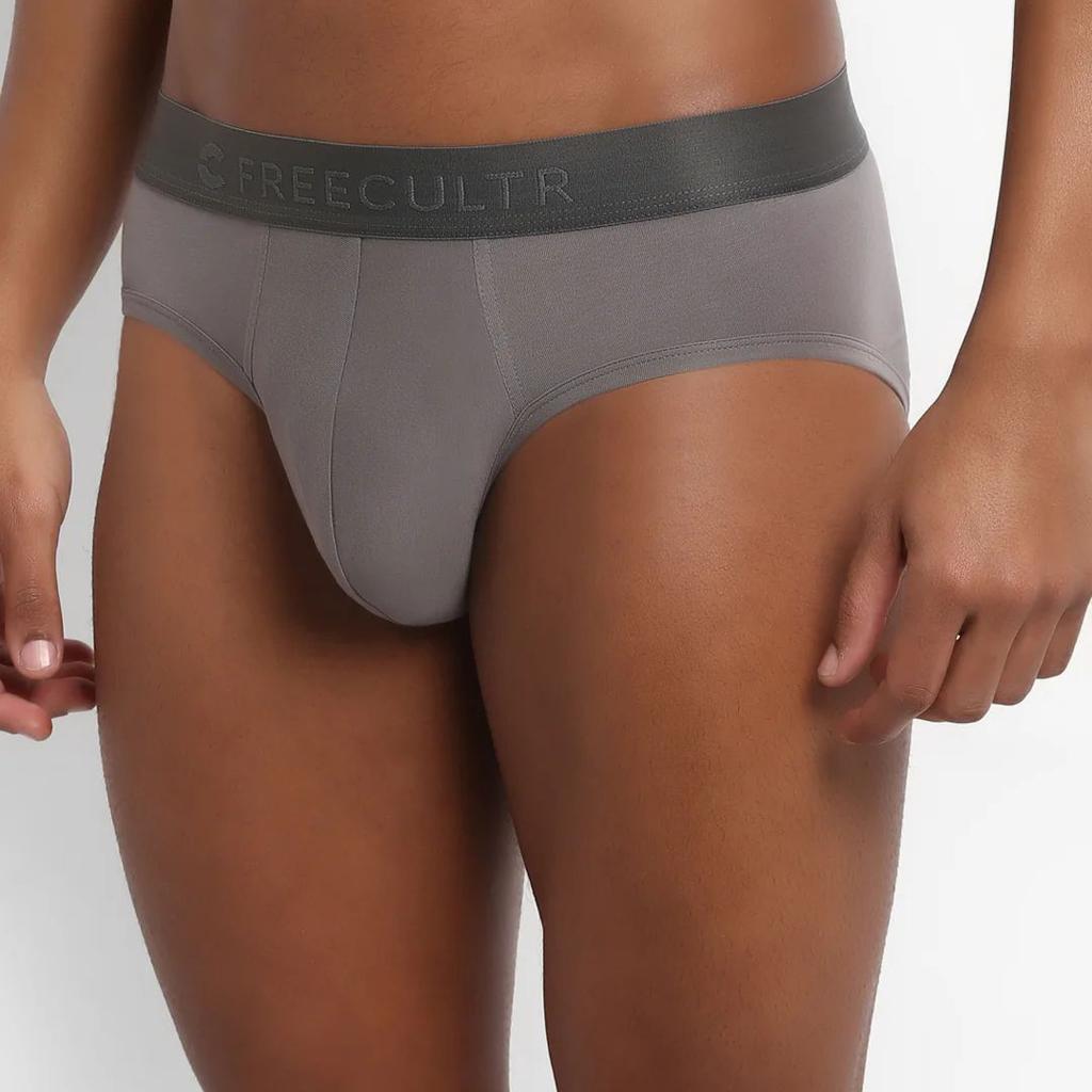 Men's Anti-Bacterial Micro Modal Brief in Solid Waistband (Pack of 1)