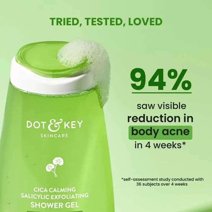 Cica + 1% Salicylic Acid Exfoliating Shower Gel — photo 4