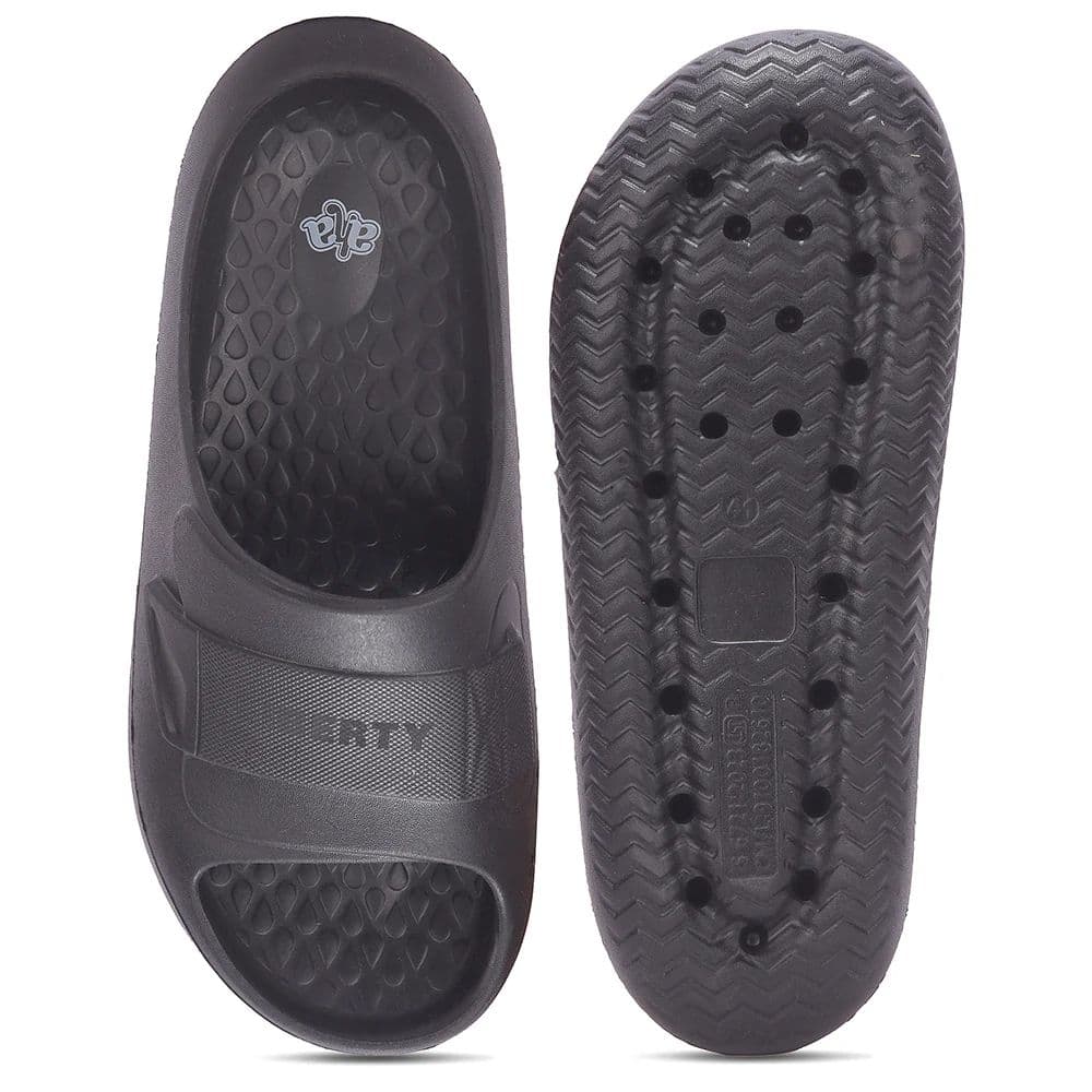 A HA DAILYWALK Black Casual Slip on Slides for Men by Liberty — photo 5