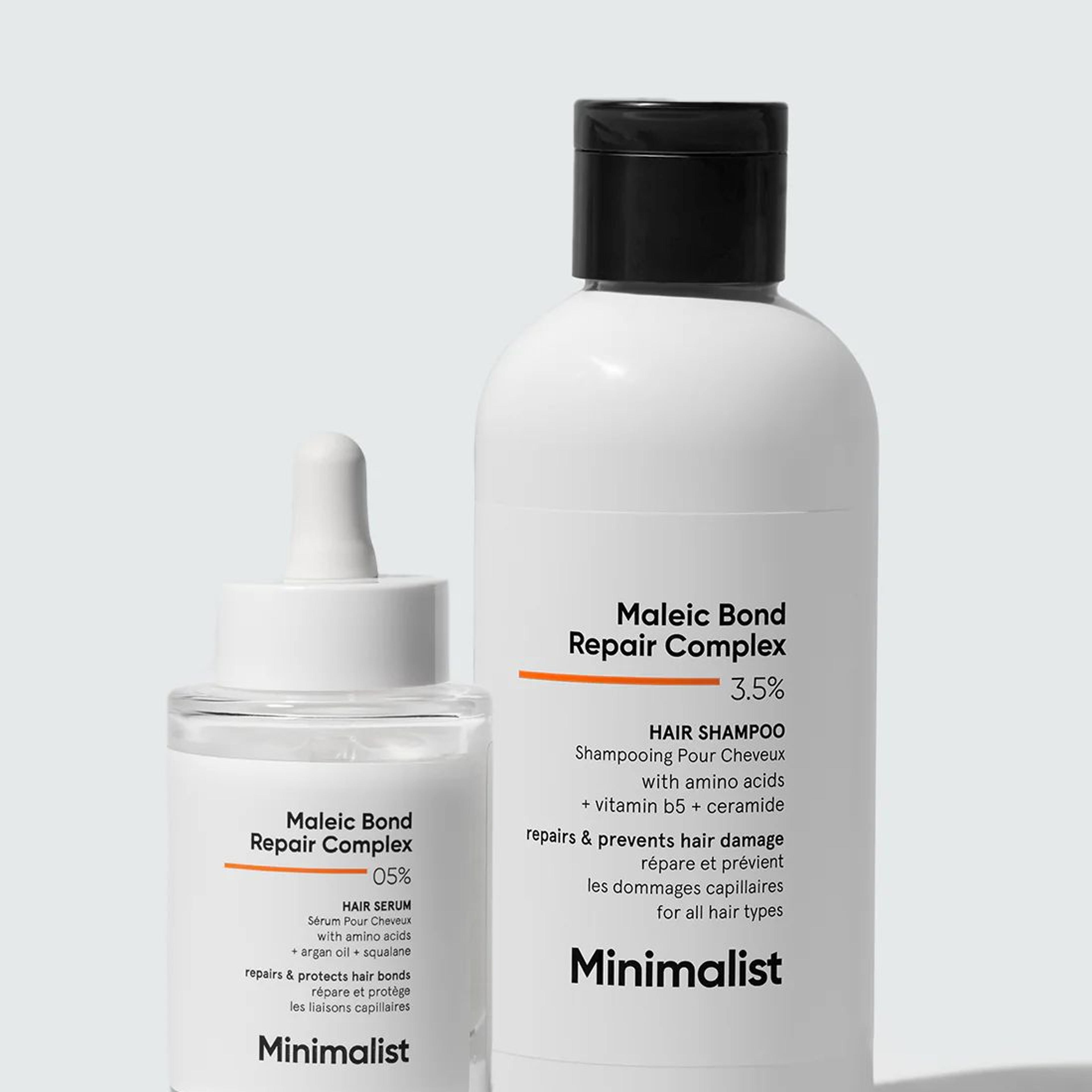 Maleic Bond Repair Complex Hair Serum & Shampoo Duo
