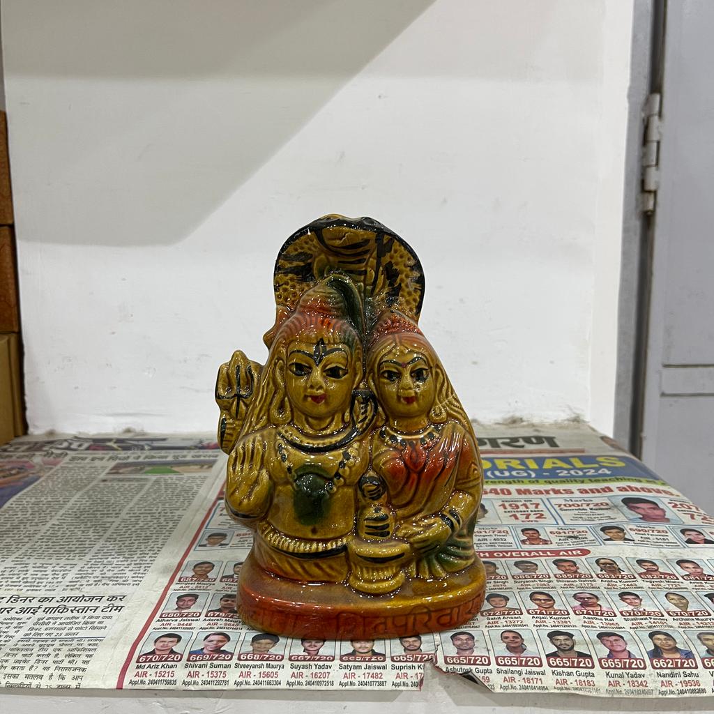 Hindu God Statue | Sculpture | Wood | Brown