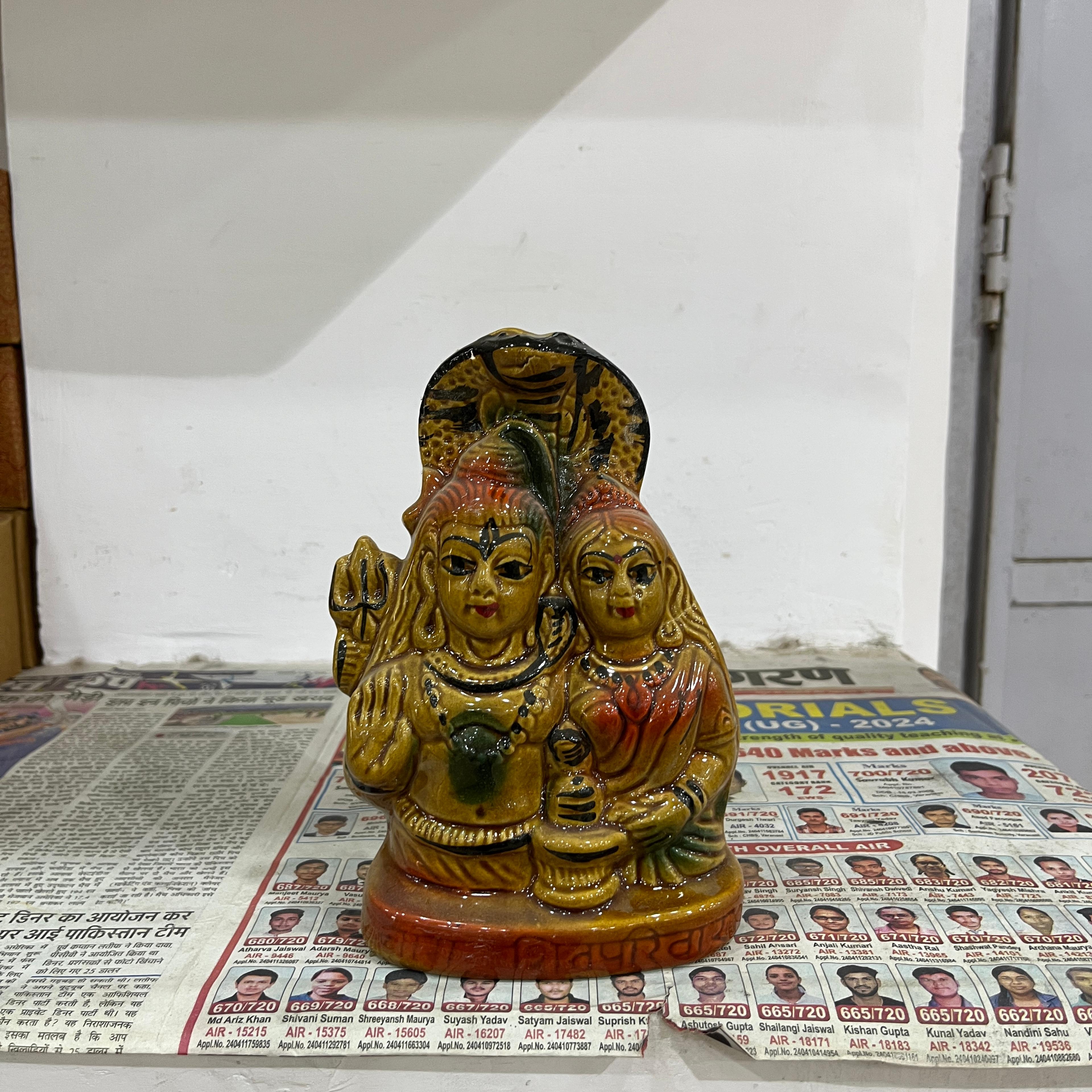 Hindu God Statue | Sculpture | Wood | Brown
