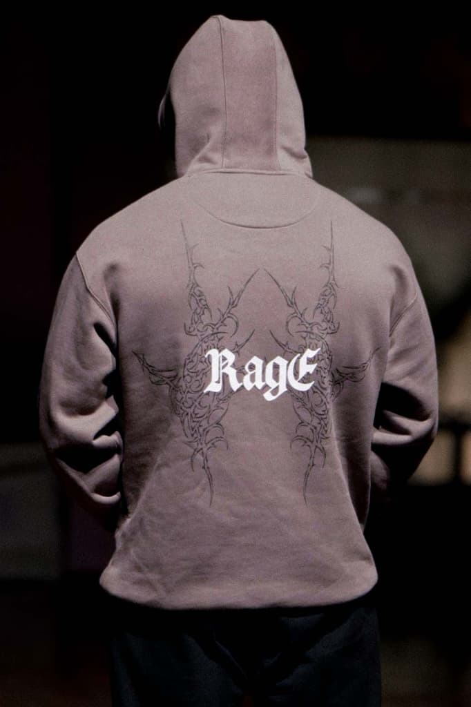 Rage Oversized Hoodie Brown — S