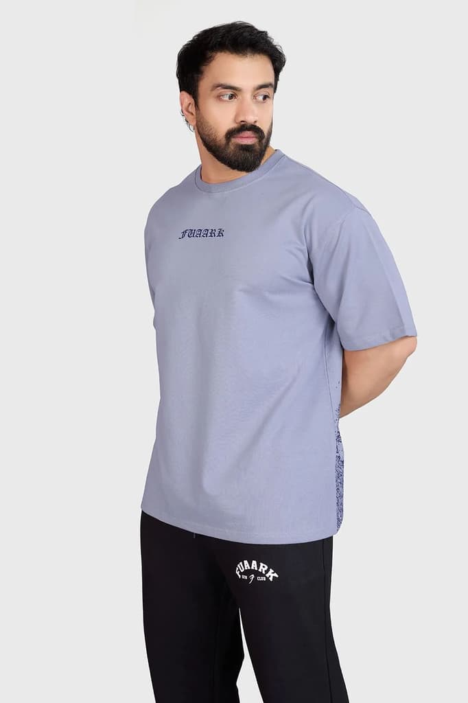 Sword Oversized T-shirt Light Grey — photo 4