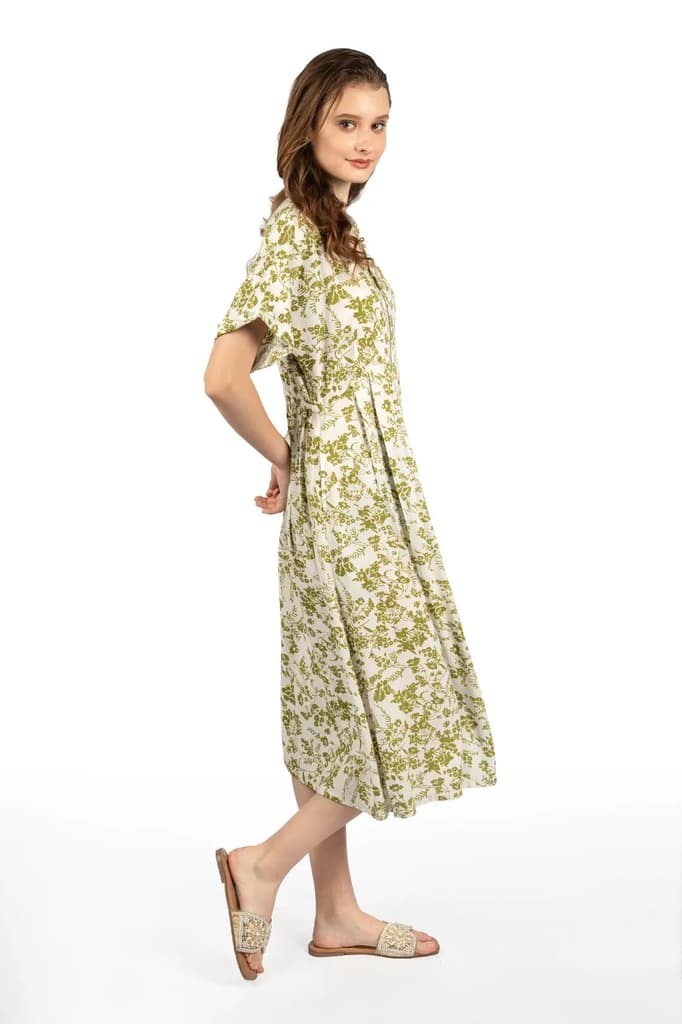 Everyday Ease Fit & Flare Midi Dress — photo 4