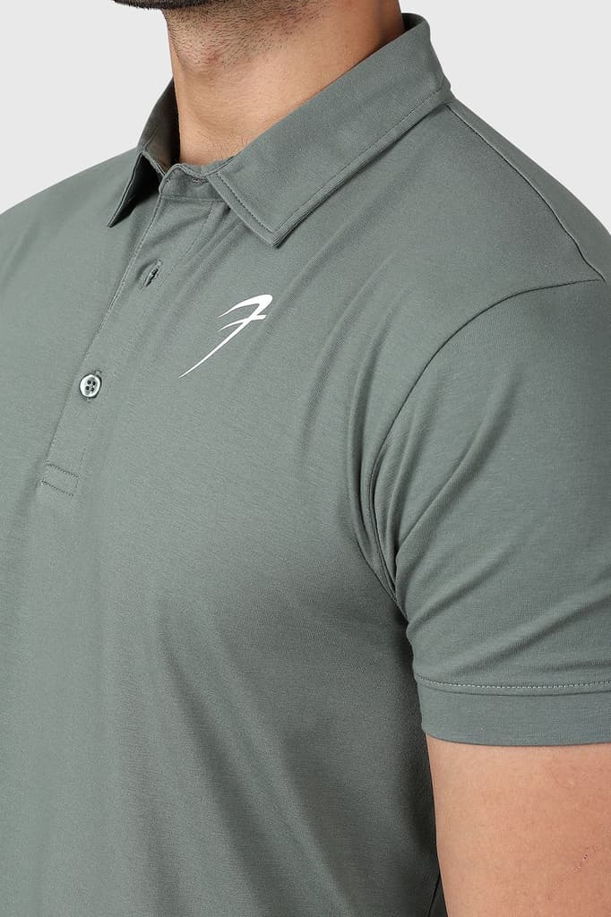 Polo T-shirt Sage Green — photo 3