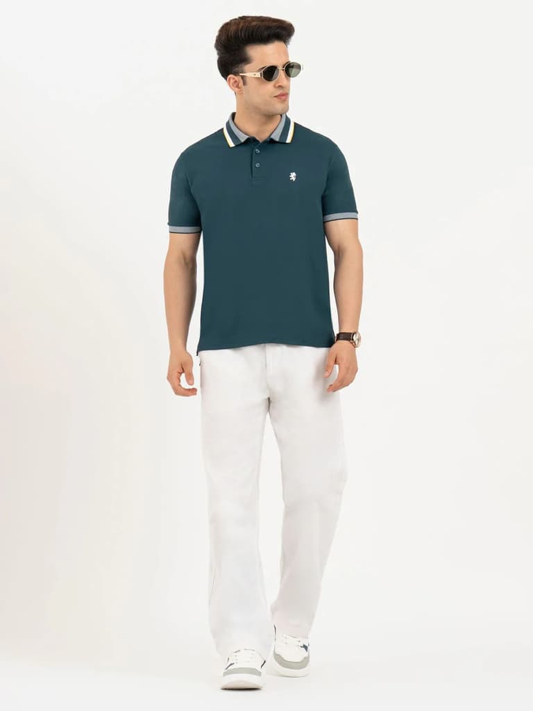 Polo T Shirts for Men in Deep Teal | Classic Polo T Shirts — photo 5