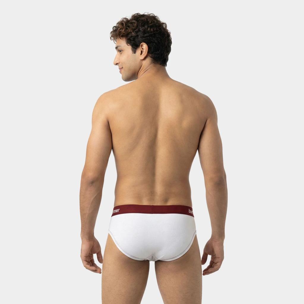 Cotton Stretch Brief - Blanc — photo 4