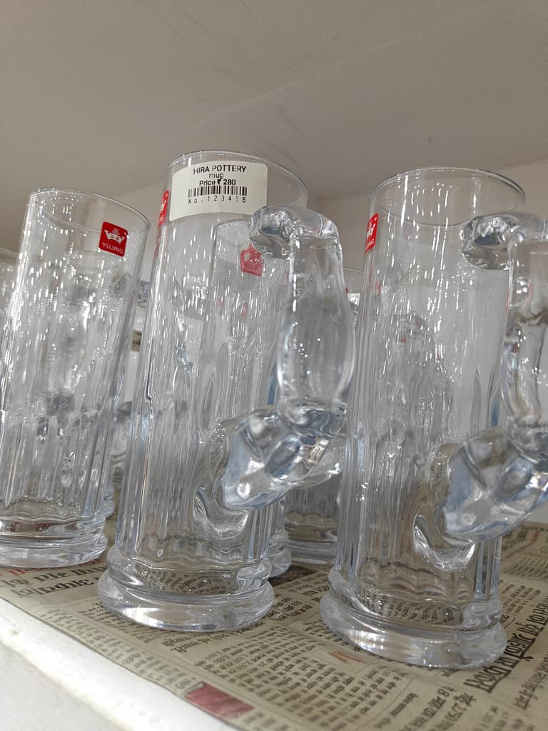 Clear Glass Beer Mug | Drinking Glass | Glass | Clear