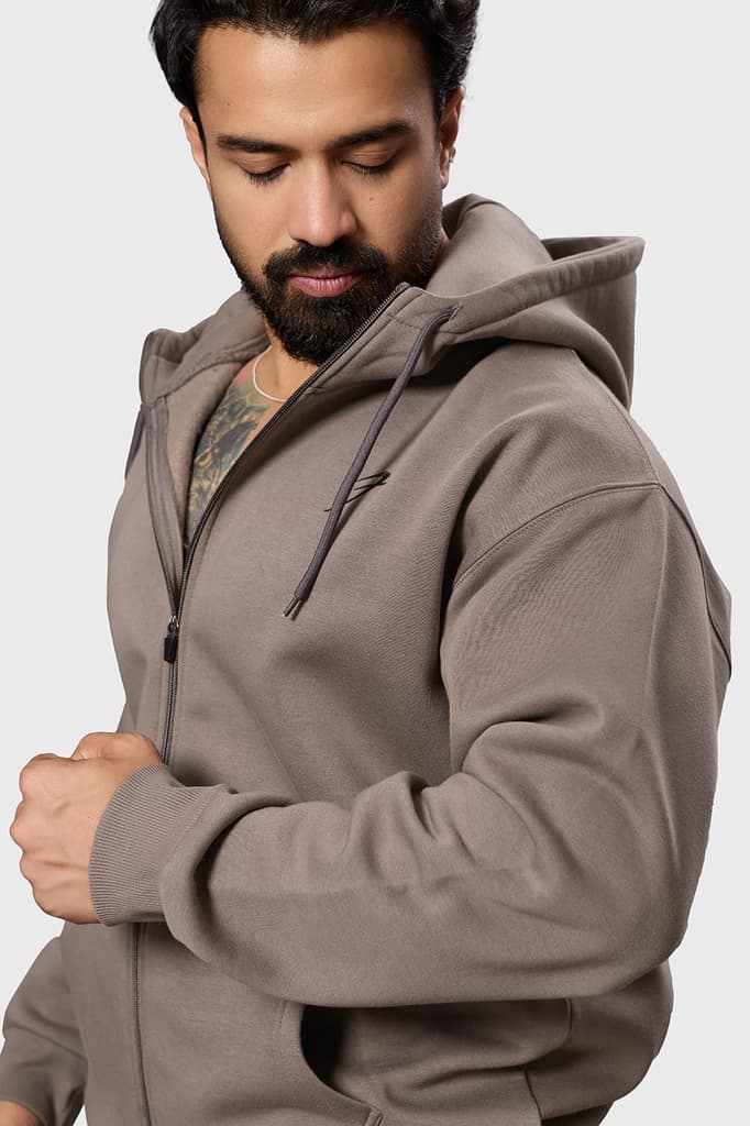 Brookline Oversized Jacket Brown — photo 5