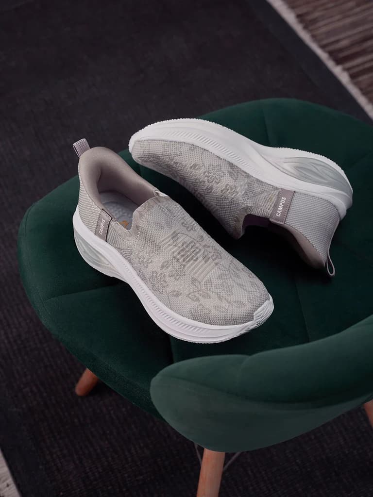 BLYN Grey Women's Walking Shoes
