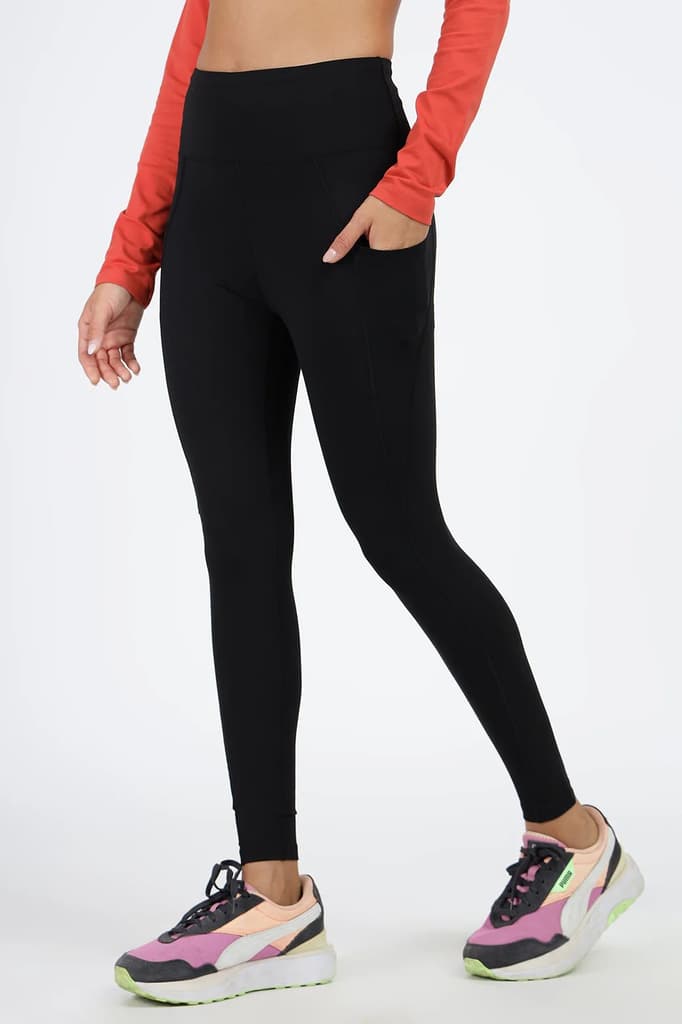 Timeless Nylon Leggings Black | Black — XS