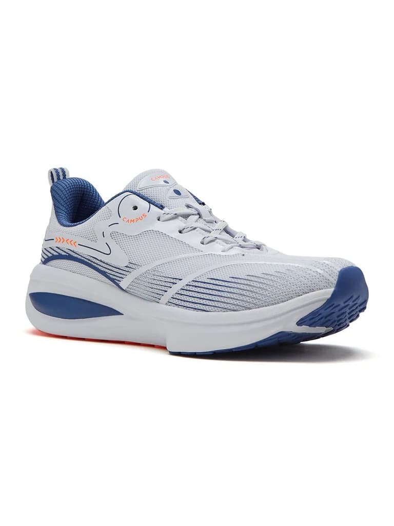 GLITCH White Men's Running Shoes — White / 6