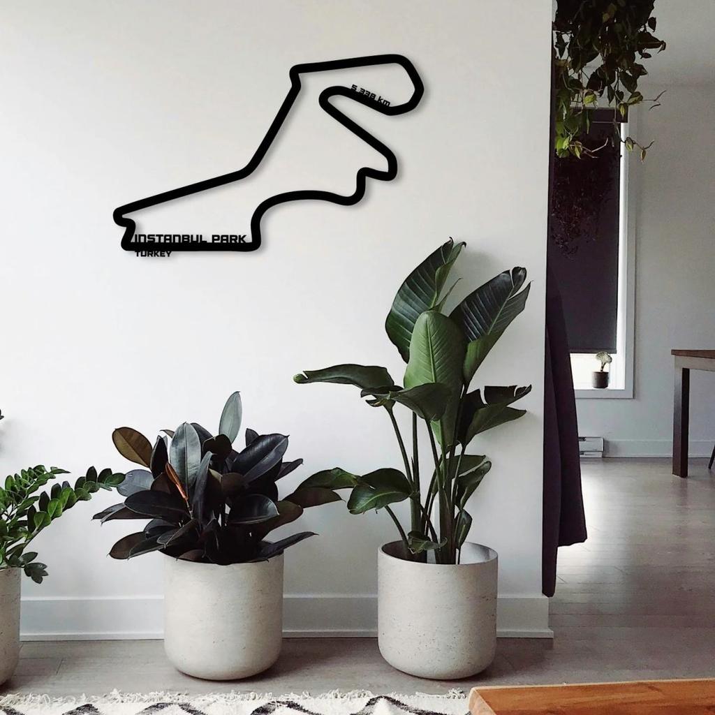 ISTANBUL PARK CIRCUIT METAL WALL ART — photo 2