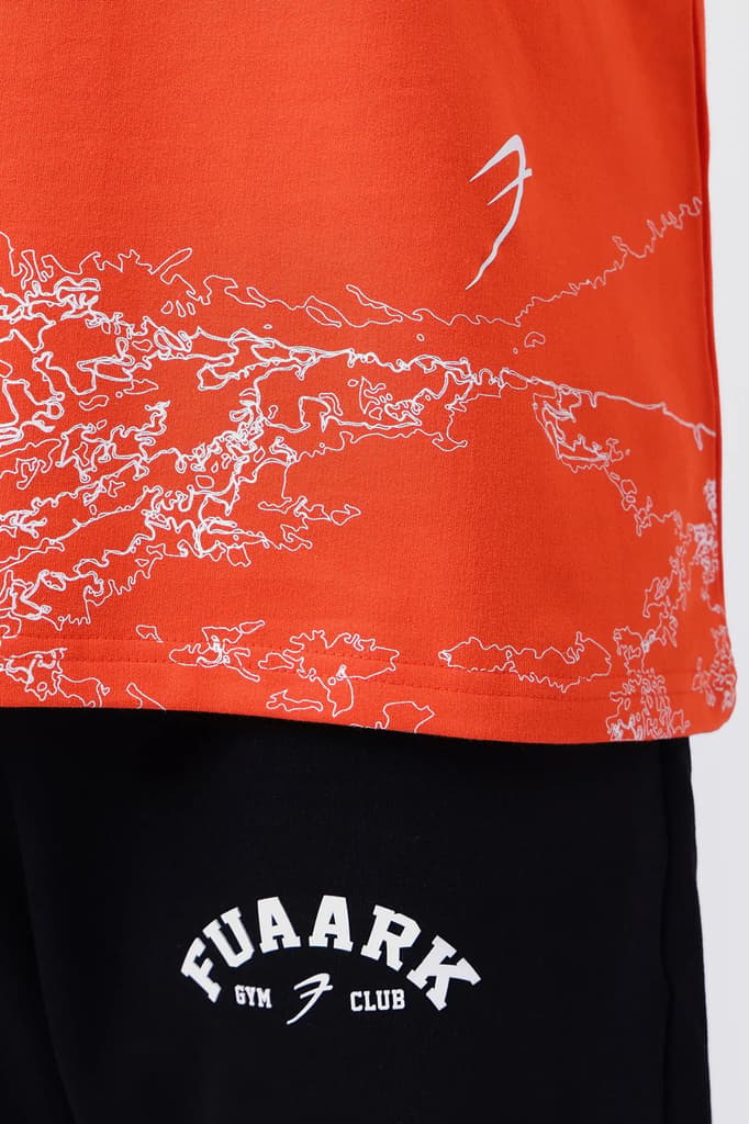 Monster Truck Oversized T-shirt Orange — photo 3