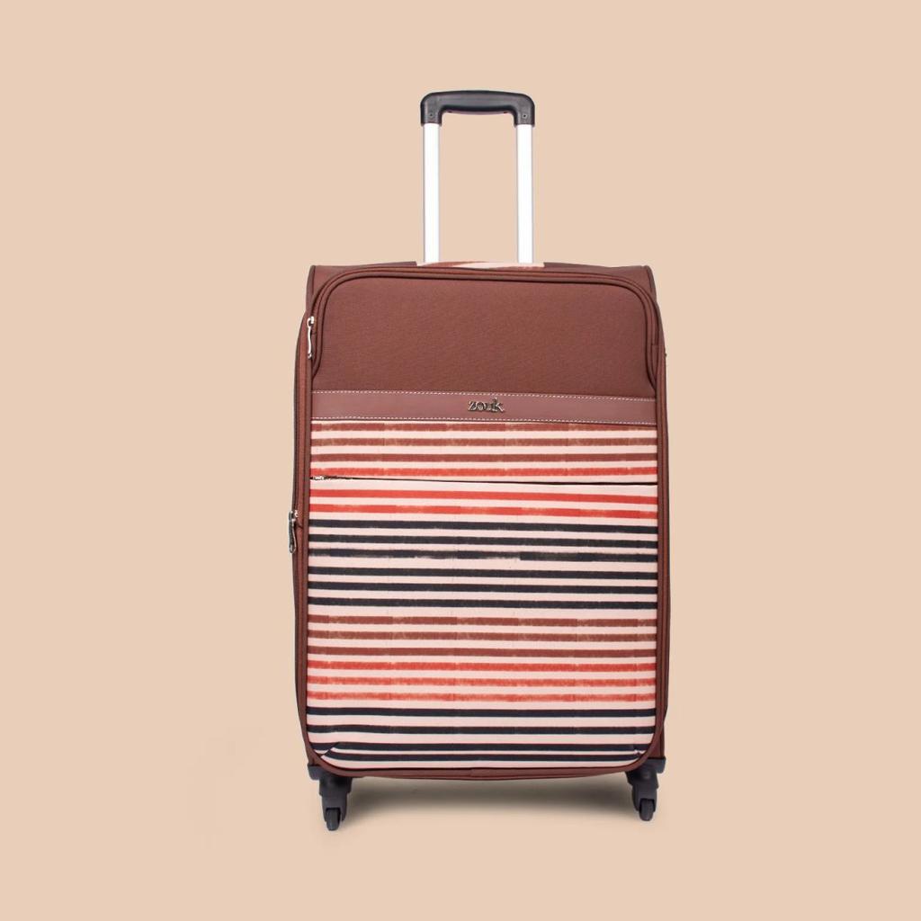 Qutub Stripes Avasa Trolley Bag Combo (Cabin & Large)