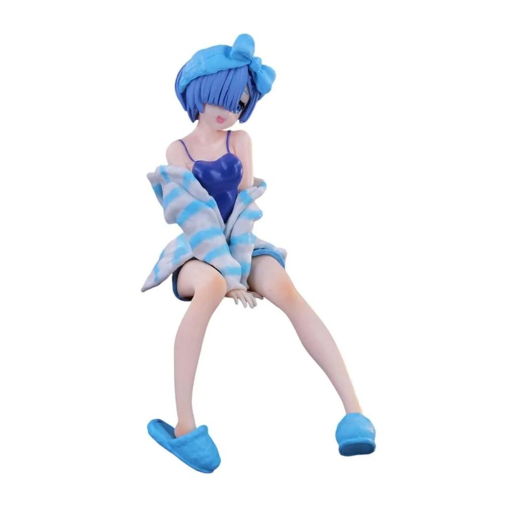Noodle Strap Rem Figure | Pretty Re-Zero Merchandise — Blue Sitting Rem