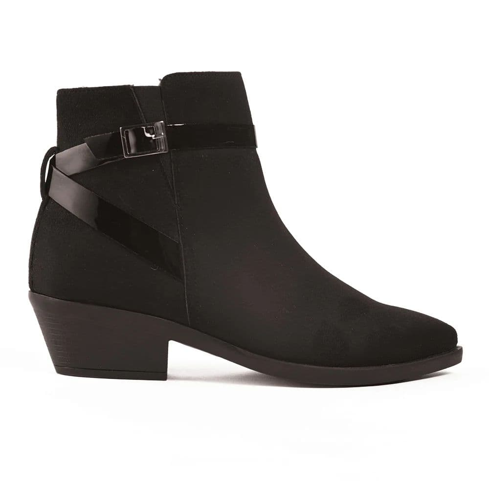 Healers Black Casual Non Lacing Chelsea Boots For Women SOL-10 By Liberty — photo 2
