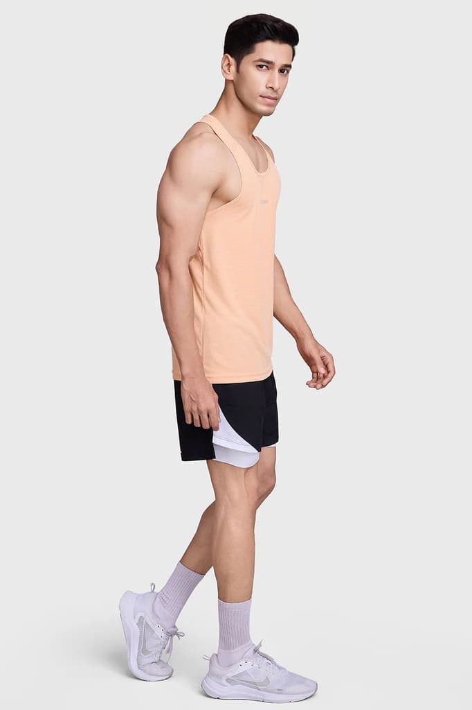 Checks Running Tank Peach — photo 6