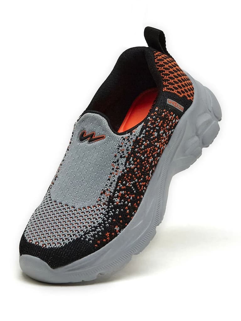 ZIP KIDS Grey Kids Walking Shoes — photo 3