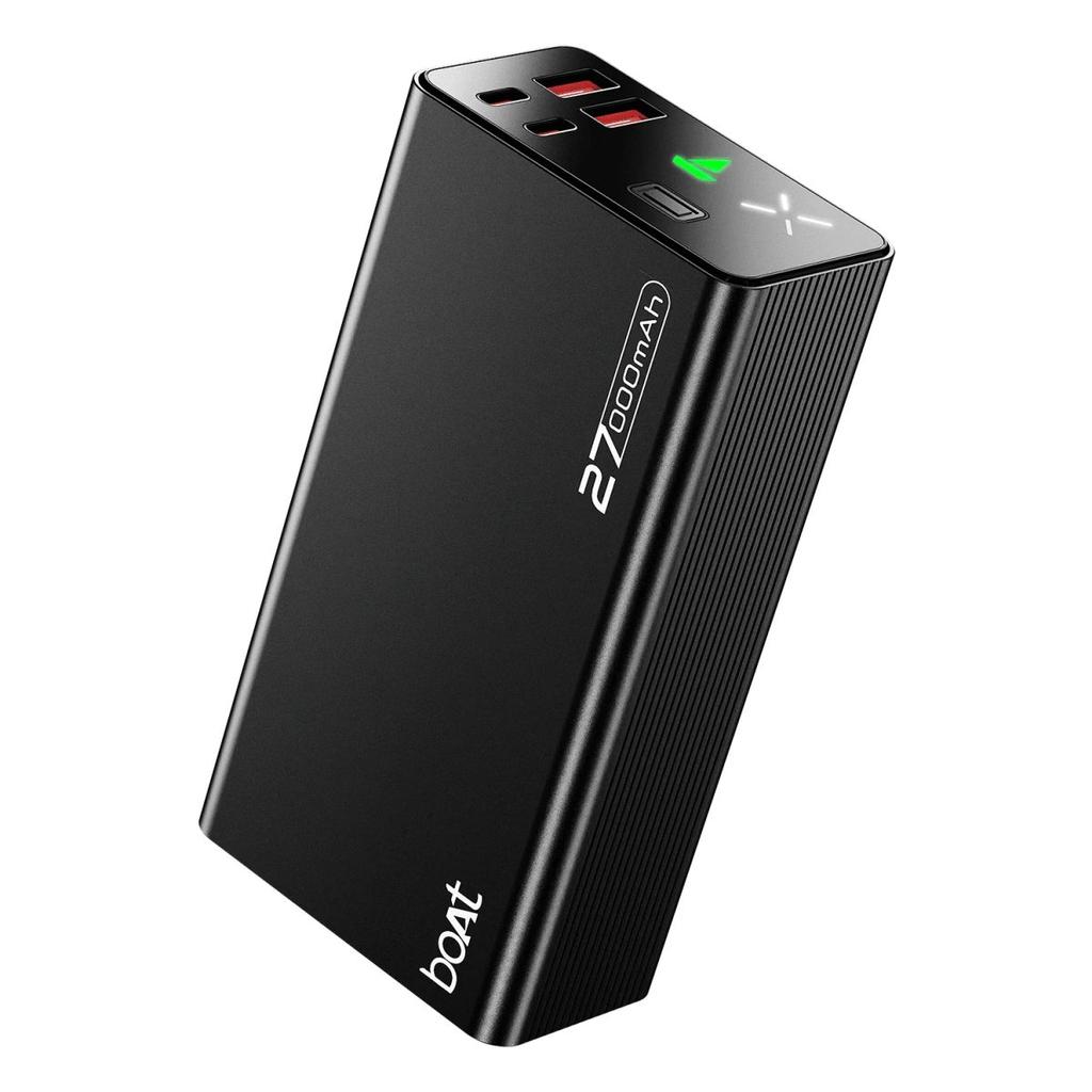 Energyshroom PB600 | Powerbank with 22.5W Fast Charging, 27000mAh, 12-Layer Protection, 4 Output Ports