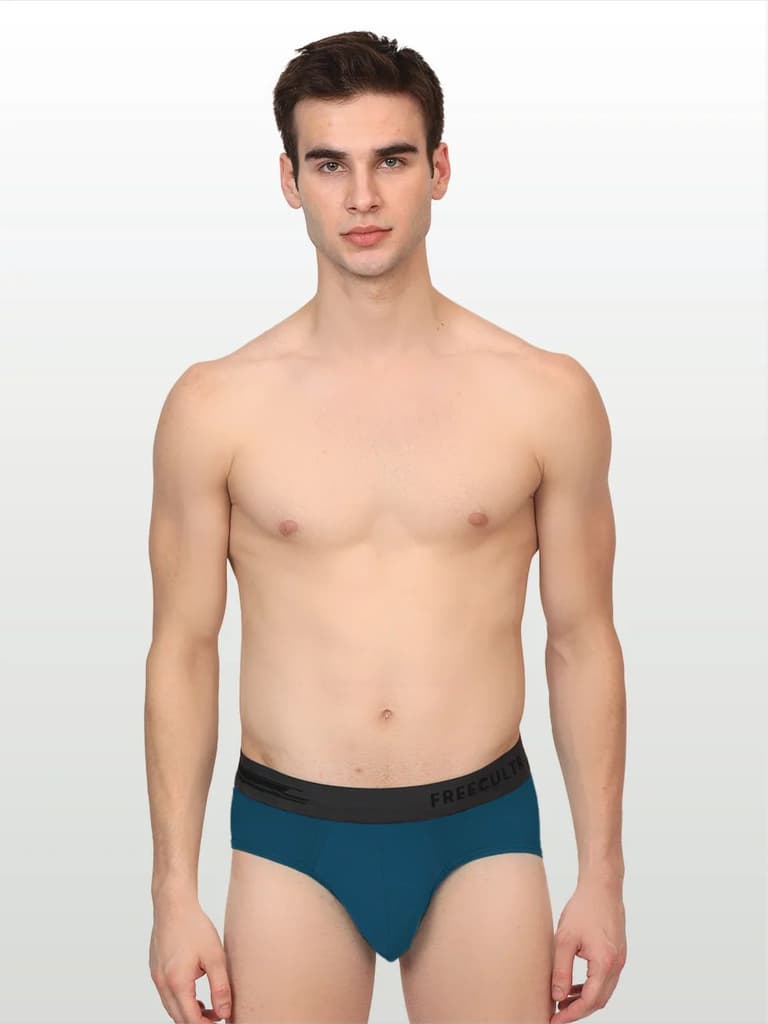 Men's Anti-Bacterial Micro Modal Brief in Contrast Waistband (Pack of 1)