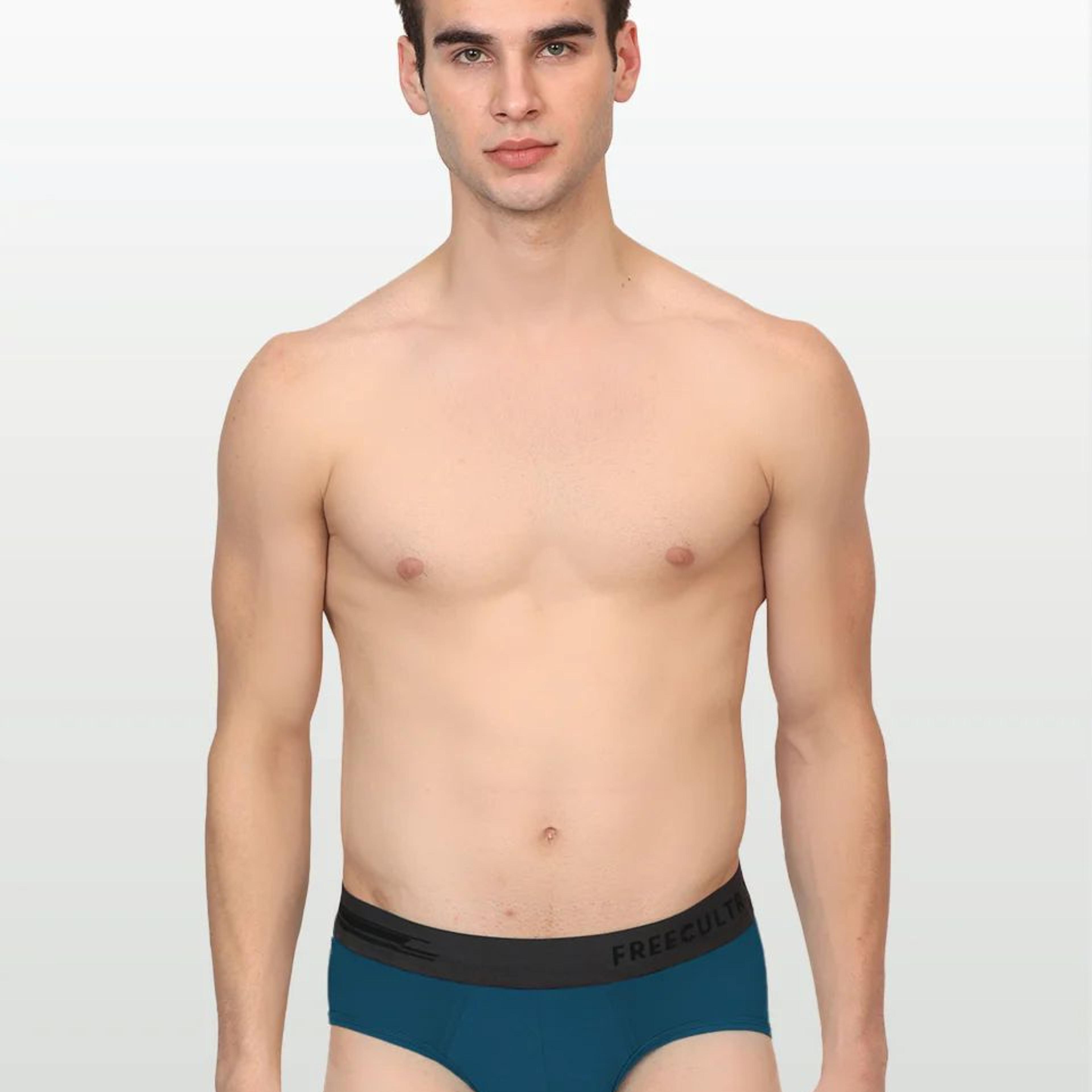 Men's Anti-Bacterial Micro Modal Brief in Contrast Waistband (Pack of 1)