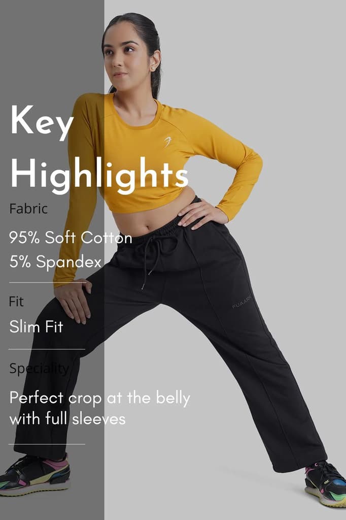 Legacy Crop Top T-shirt Mustard — photo 9