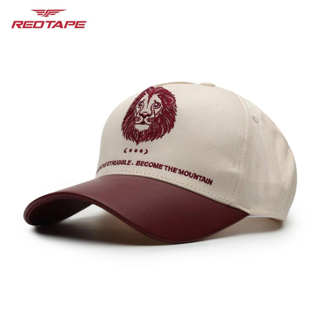 Unisex Beige Brown Colourblocked Cotton Twill Baseball Cap with Adjustable Strap — photo 7
