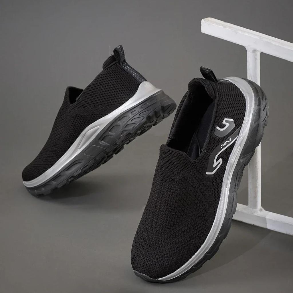 RALKO Black Men's Walking Shoes