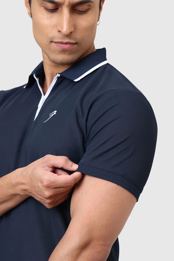 Stride Polo T-shirt Navy — photo 3