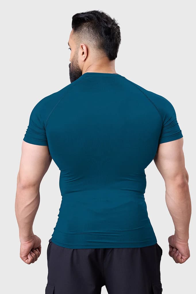 Compression T-shirt Teal — photo 6