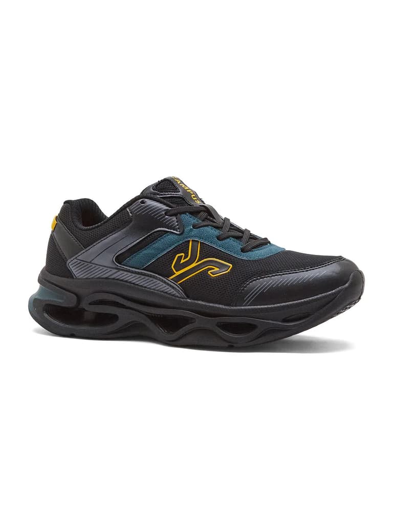 FEROX Black Men's Running Shoes — Black / 6