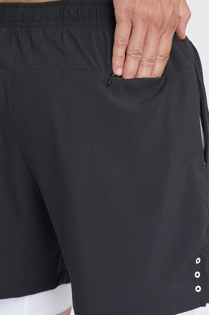 2 in 1 Laser Shorts Black — photo 5