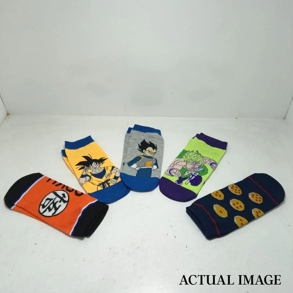 Dragon Ball Z Ankle Socks (Set of 5) | Soxy Anime Gift Set — photo 5
